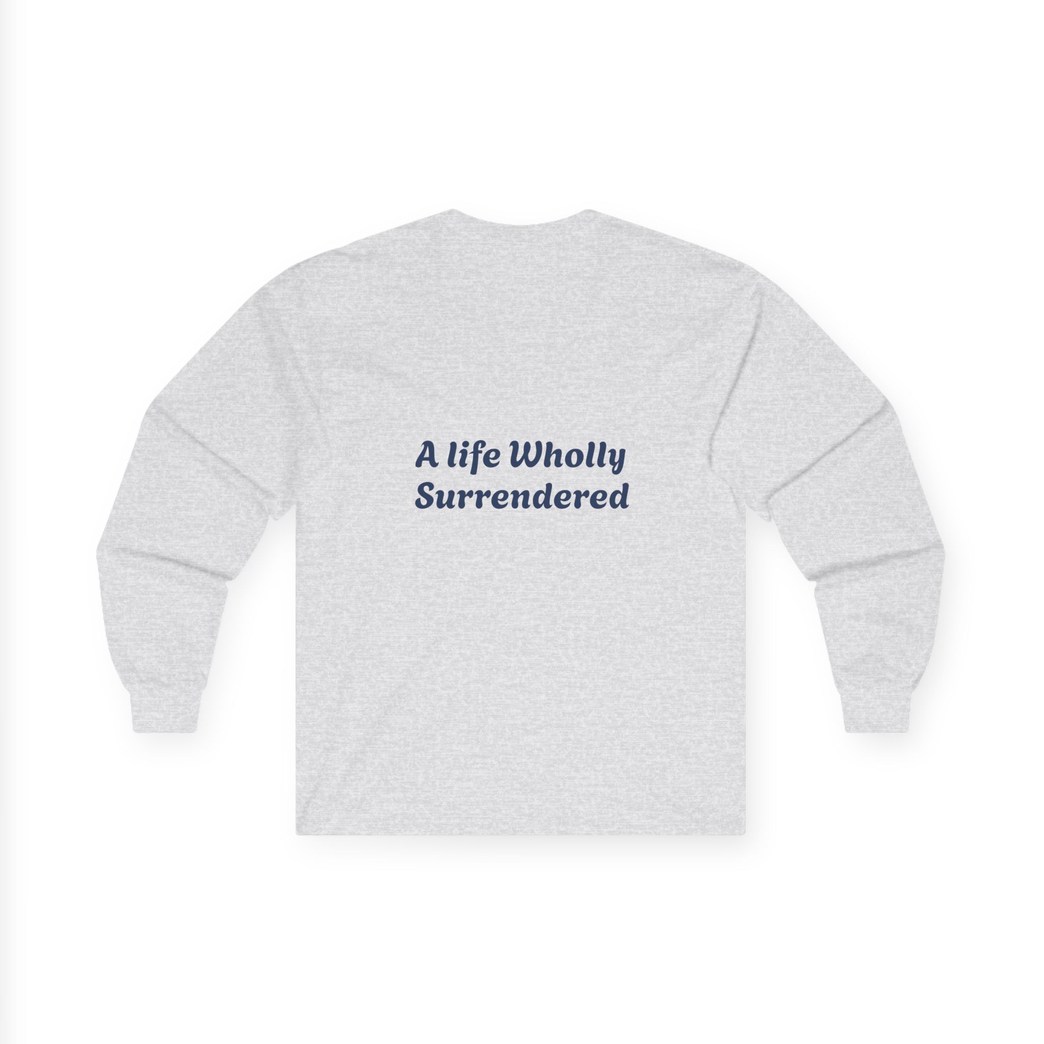 Wholly Surrendered Long Sleeve Tee, Unisex, Christian apparel, Comfortable Fashion, Faith-Based Apparel - Image 5