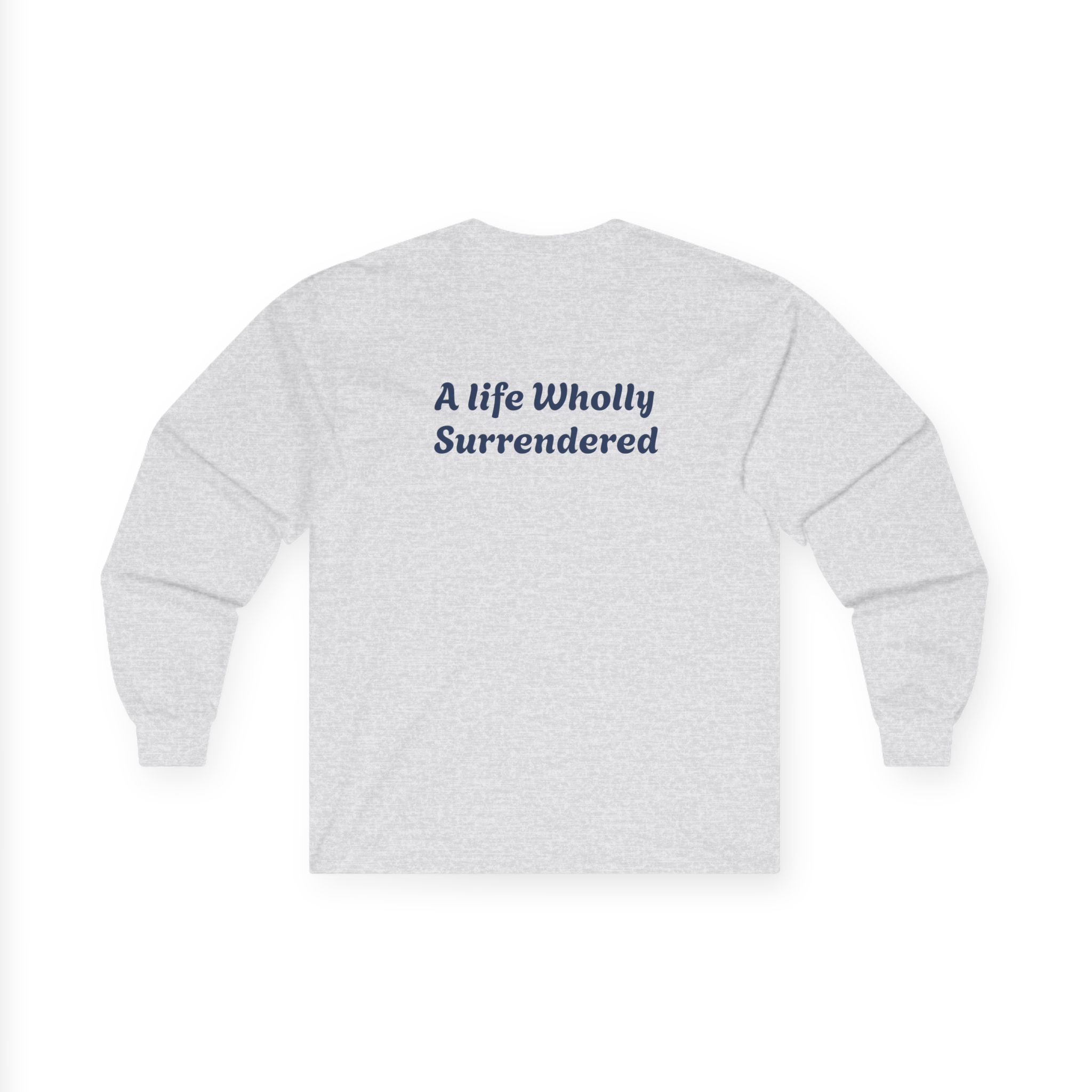 Wholly Surrendered Long Sleeve Tee, Unisex, Christian apparel, Comfortable Fashion, Faith-Based Apparel - Image 5